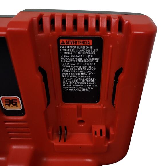 Black & Decker 36V Battery Charger XRC360 OEM Tested & Functional BATT NOT INCL - Picture 3 of 9